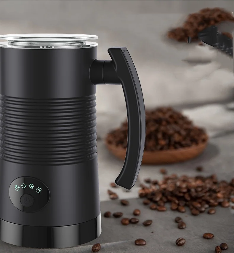 ماكينة صنع رغوة الحليب الكهربائية المنزلية الساخنة والباردة الأوتوماتيكية بالكامل، كوب خلاط حليب القهوة #5