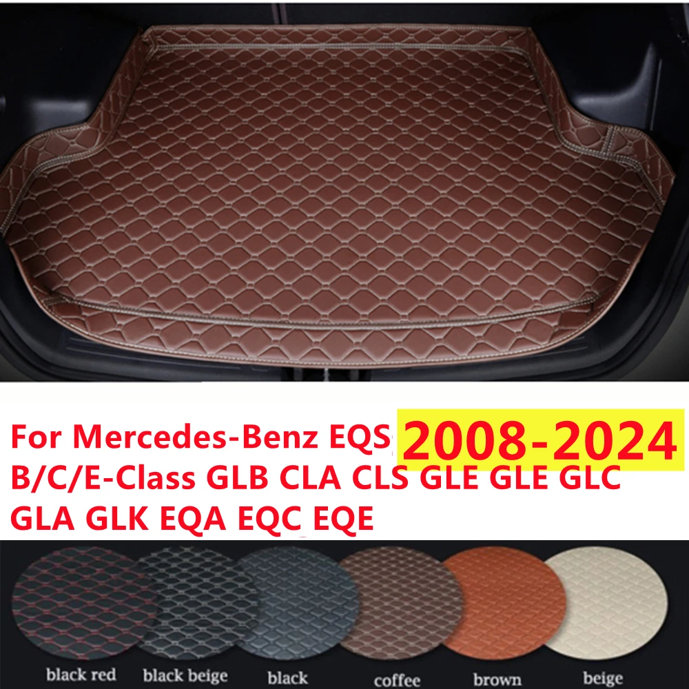 SJ High Side Car Trunk Mat AUTO Tail Boot Cargo Pad For Mercedes-Benz B/C/E-Class GLA GLK EQA EQE EQC GLC GLB CLA CLS GLE EQS