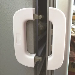 Infant Children Anti-pinch Hand Kids Sliding Door Drawer Closet Cabinet Lock Locks Strap Care Products Safety Lock