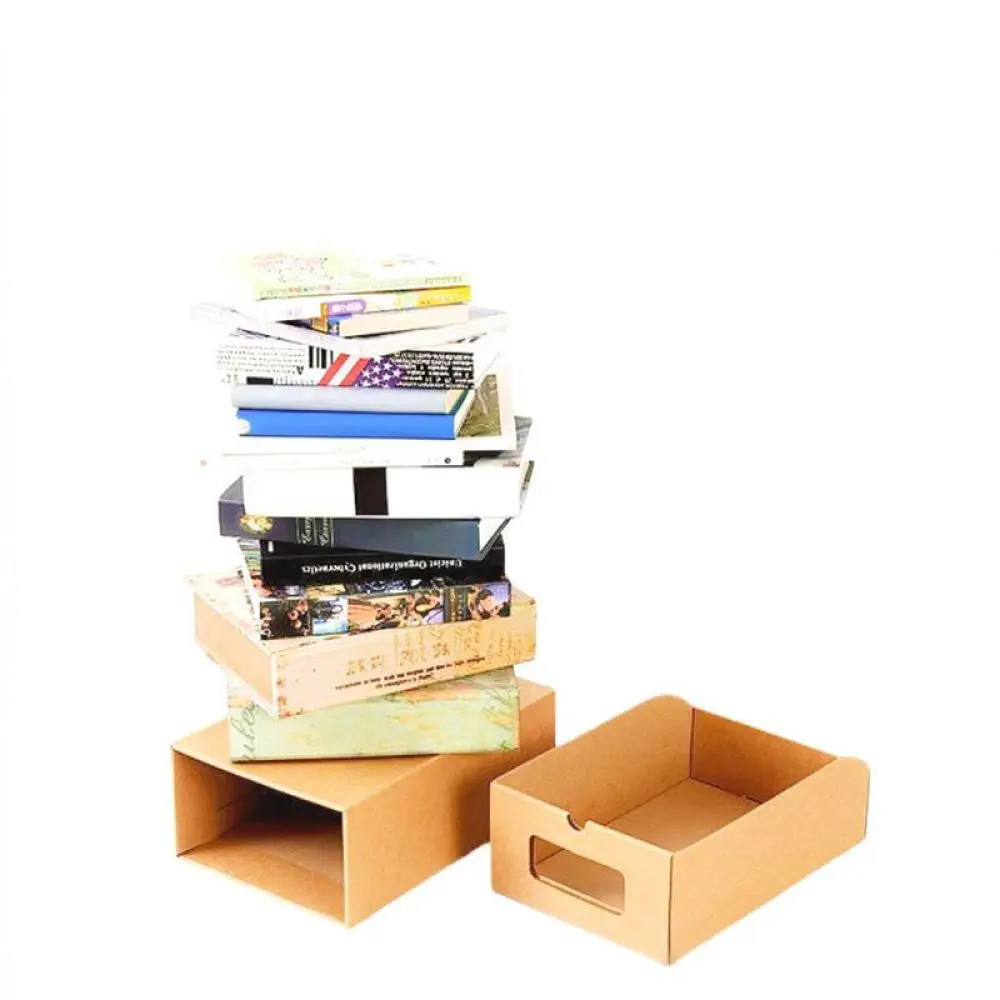 Stackable Shoe Storage Drawer Box Kraft Paper Organizer Dustproof Clear Window Container For Entryway