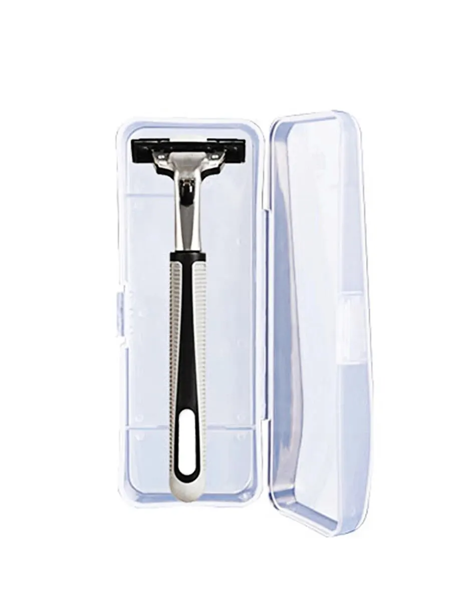 Manual Shaver Storage Box Specialized Tool Holder For Business Trips Double-Layer Multifunctional Portable