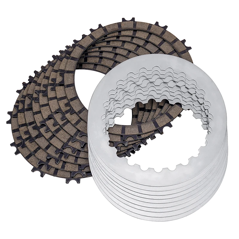 Motorcycle Clutch Friction Plates & Steel Plates Kit For TC TE TX EX MC 250 300 SX XC XCW TC250 TE250 TE300 250SX EX250 EX300