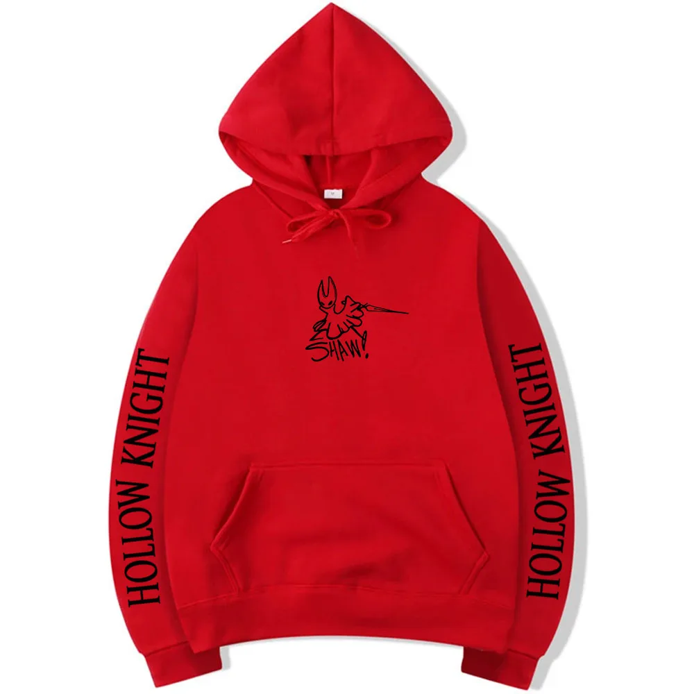 Hollow Knight Silksong Hoodies Long Sleeve Fashion Male Hooded Sweatshirts Hot Game Graphic Printing Pullovers Unisex Streetwear
