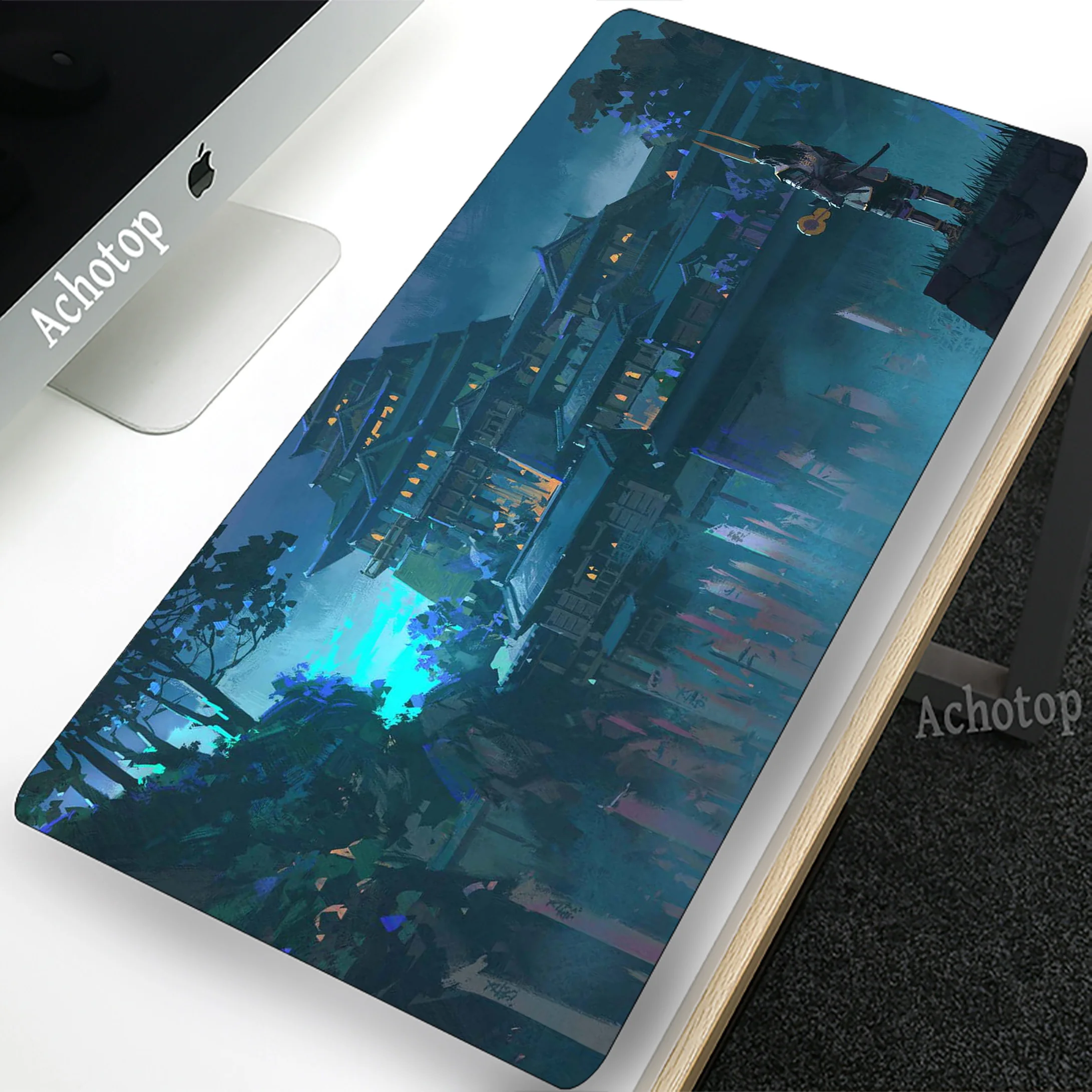 

Japanese Landscape Mouse Pad Gaming Laptop Game Mouse Mat Mousepad Коврик Для Мыши Locking Edge Desk Mat Speed Keyboard Pads