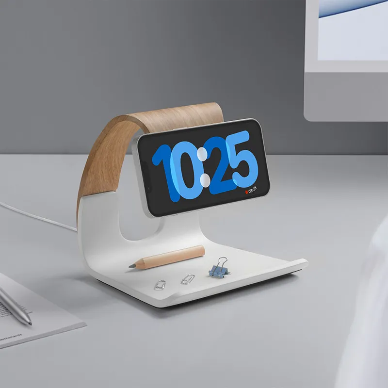 Magnetic Wireless Charging Stand Creative Multi-Function Phone Holder Fast Charge Compatible Base for Smartphone Accessories