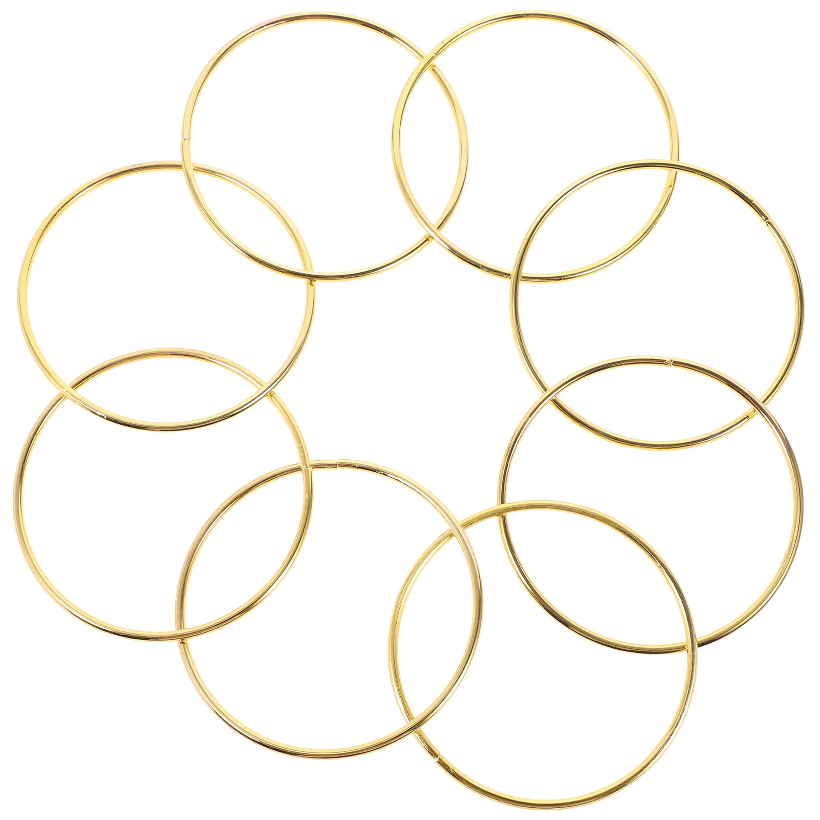 

10 Pcs Dreamcatcher Accessories Metal Hoop Golden Frame for Crafts Macrame Plant Hangers Home Decor Handmade