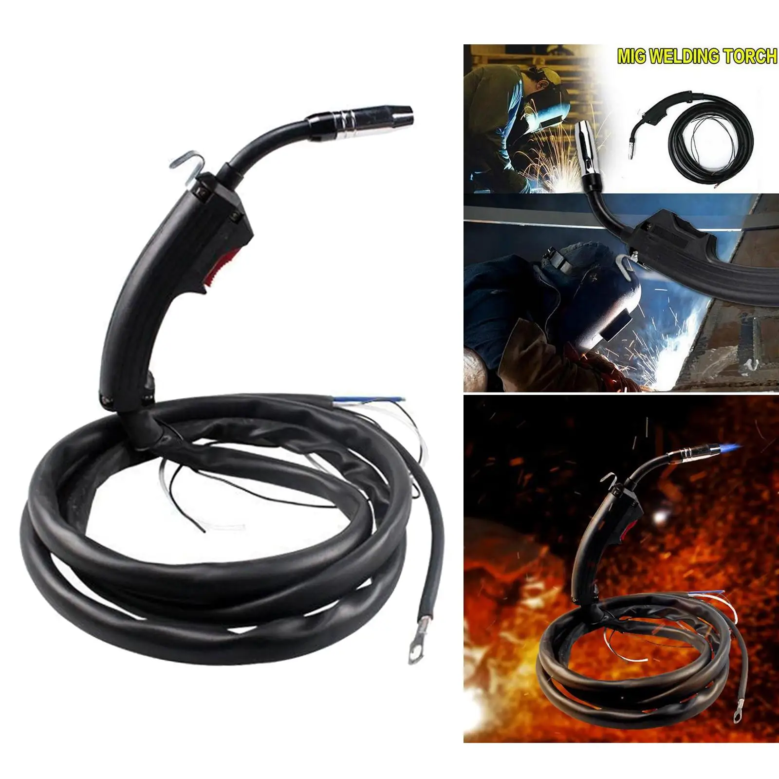 2M/2.5M/3M 14AK Gas-electric Welding Guns Torch,Electric Complete Replacement,Spare Part for MIG Welding Machine