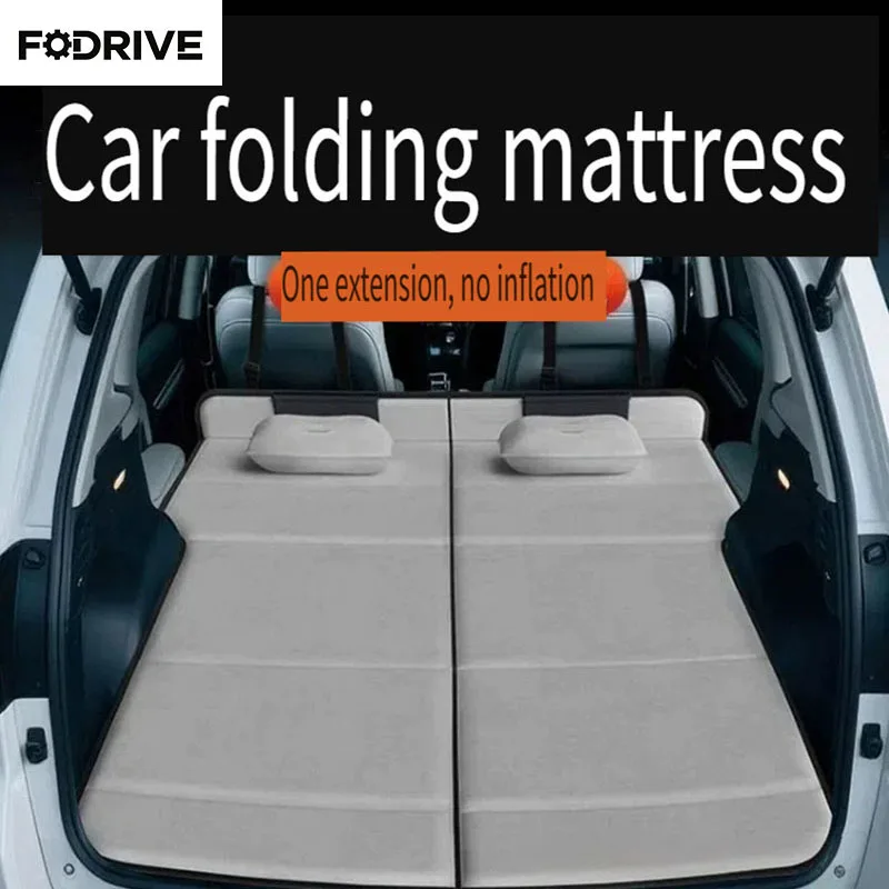 

1PC New Motors Car Non Inflatable Trunk Travel Bed Multifunctional SUV Car Bed Rear Sleeping Mat Camping Portable Folding Bed