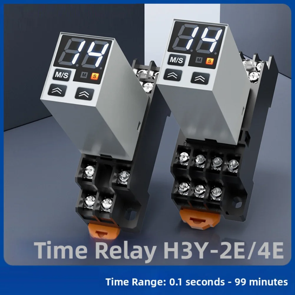 H3Y-2 Digital Timing Relay For 12V 24V 220V Applications Featuring On-Delay Function And High Durability Construction