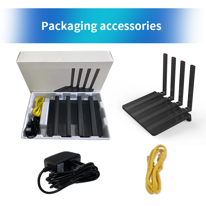 Zbtlink Dual Band WIFI6 Router 1800Mbps Mesh 256MB RAM USB3.0 WAN 3 Gigabit LAN Access Point Wireless Wifi Extender for Home