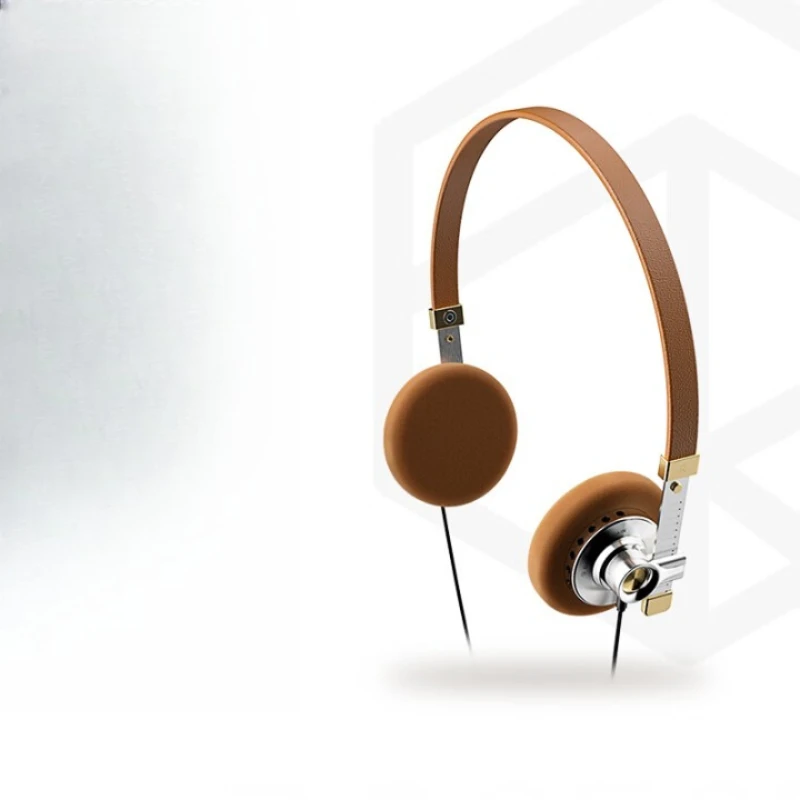 Retro-Kopfhörer Kabelgebundene Musik-Kopfhörer HiFi Hohe Klangqualität