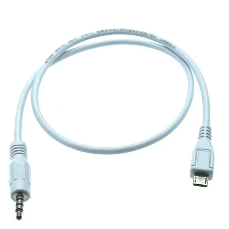 50cm Mini USB - 3.5mm Aux kabel Audio 5Pin Mini USB męski do 3.5mm Aux męska wtyczka przewód Audio