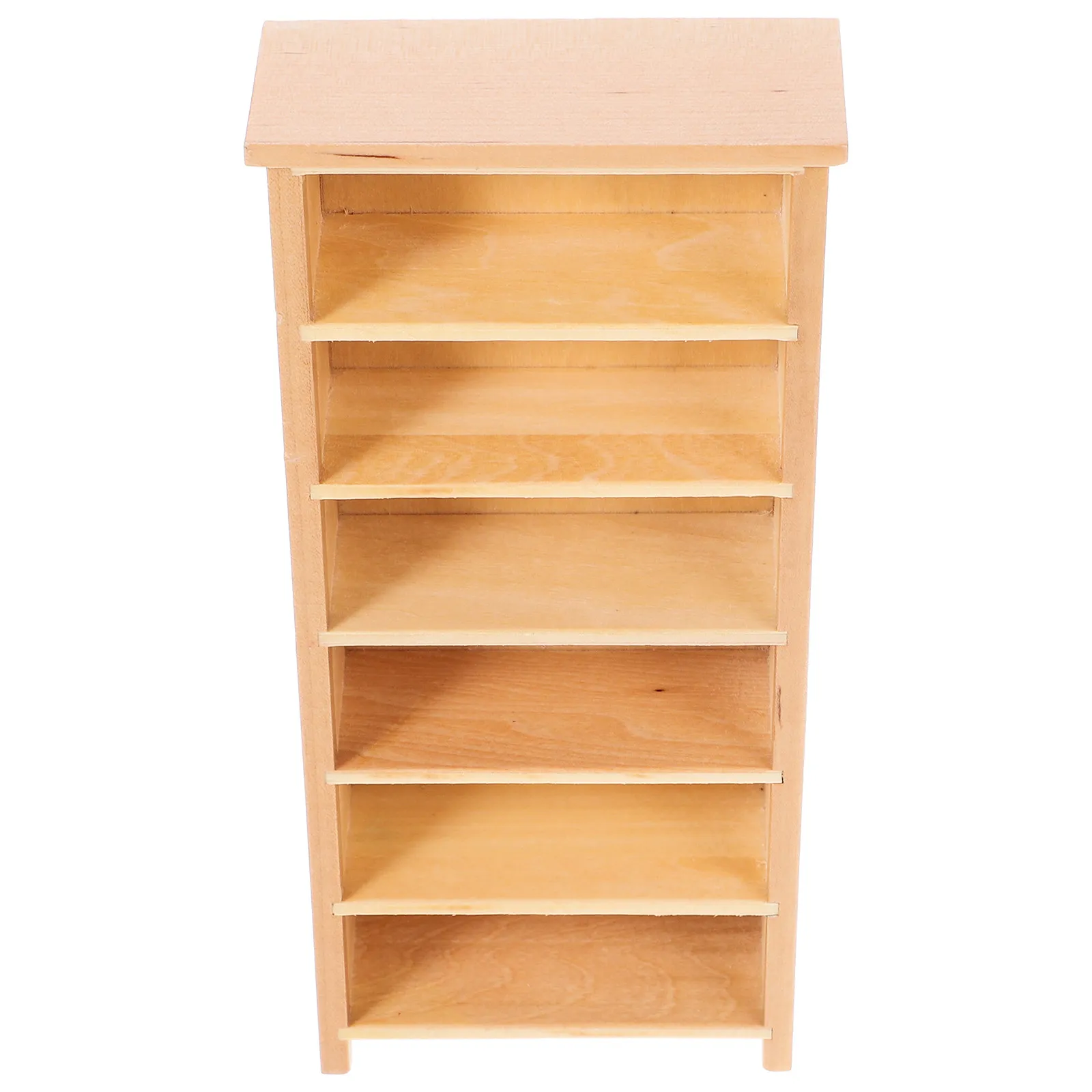 

2Pcs Mini Wooden Bookshelf Simulation Storage Shelf Lifelike Tiny Bookcase Home Decor Miniature Furniture Ornaments