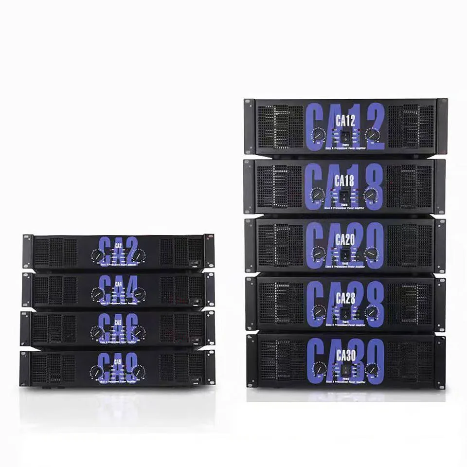 Professional High Power 2U 3U CA2 CA4 CA6 CA9 CA12 Power Amplifier CA20 CA30 for Stage Performance