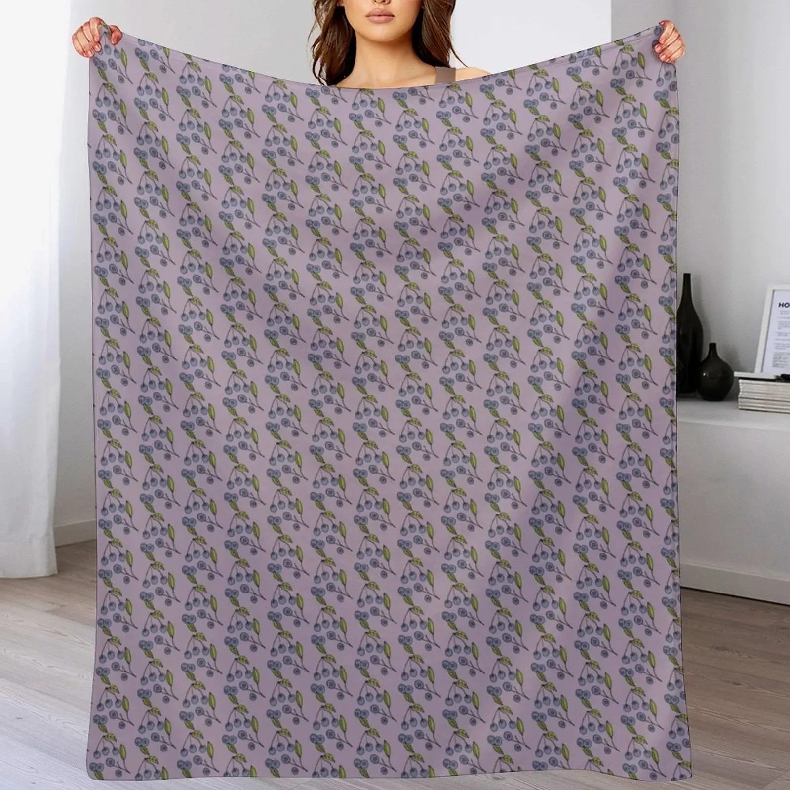 

Berry Picking Throw Blanket Loose blankets and throws Beach Stuffeds Blankets