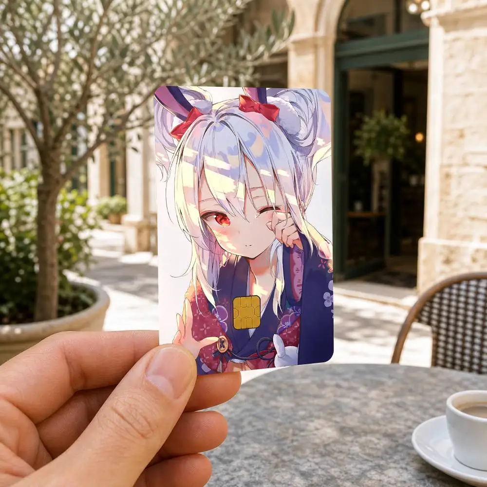 Azur Lane L-Laffey Waterproof Bank Card Sticker Skin for Credit Debit Chip Cards Decorative Cover Film