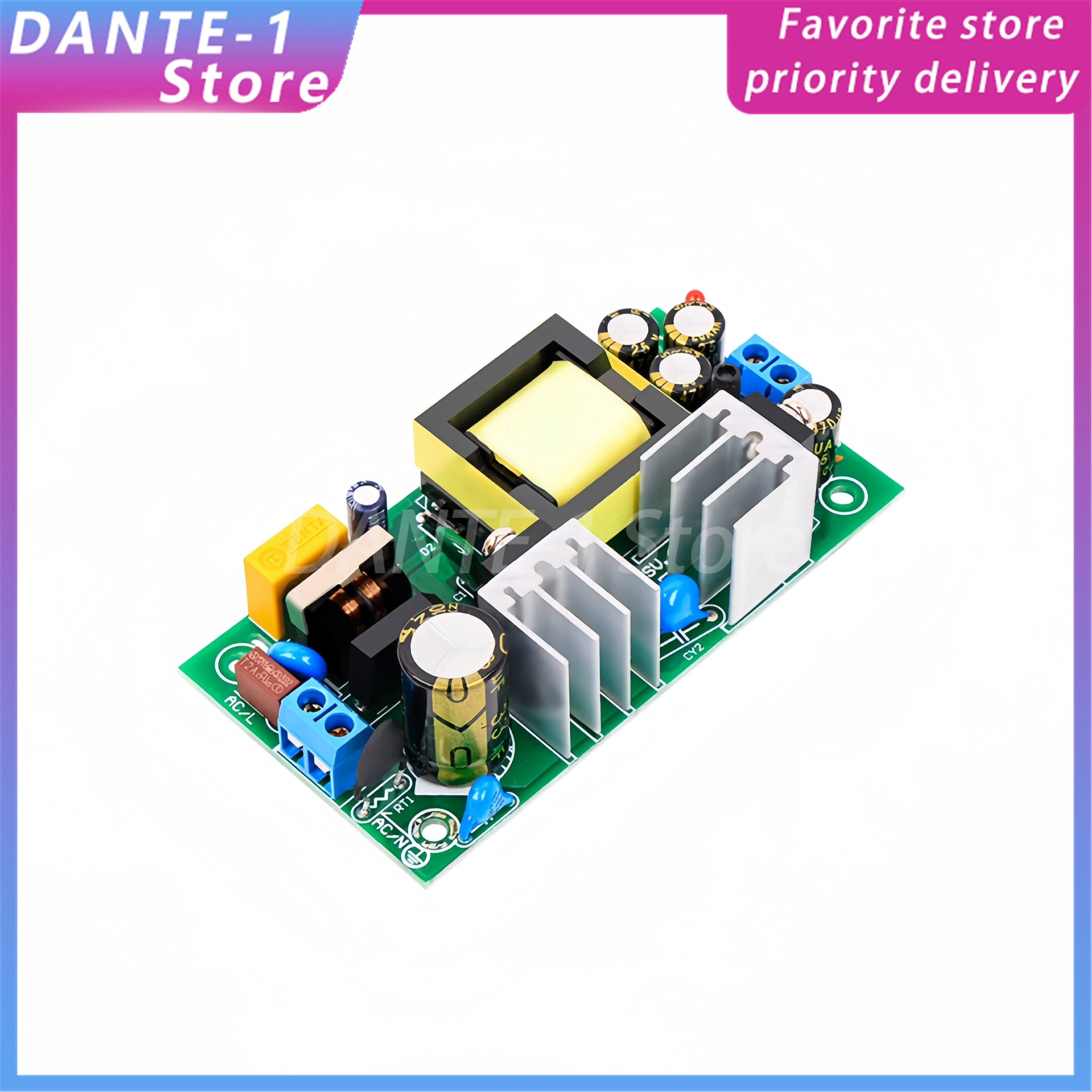 Module d'alimentation de commutation avec régulateur d'isolation intégré, carte nue, abati eur de 220V à DC18V, 18V1A1.l'autorisation