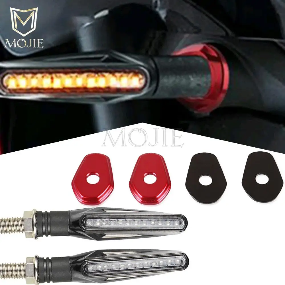 For Suzuki GSF600S GSF650 GSF650A GSF 650S/650SA GSF1200S GSF1200SA Bandit ABS Motorcycle Turn Signals Indicator Adapter Spacers