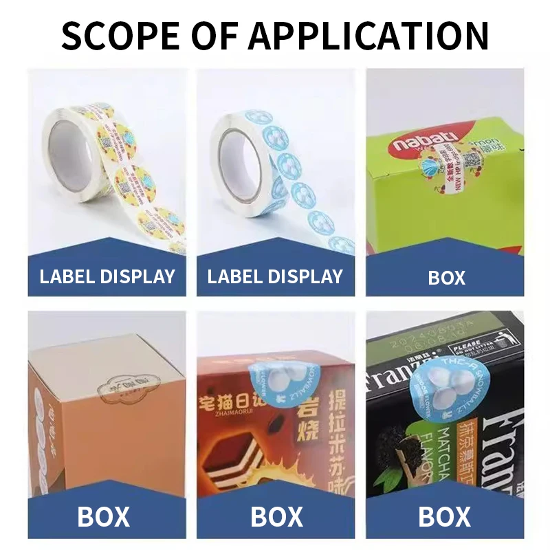 Right-Angle Sealing Machine Labeling Device for Boxes with Self-Adhesive Transparent VRZ Labels - Semi-Automatic Application