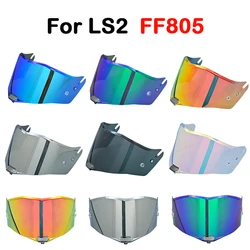For LS2 FF805 THUNDER Full Face Motorcycle Helmet Replacement Visors Lens with Anti-fog Patch Holes