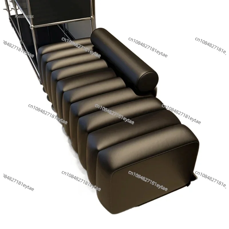 Europäischer Stoff-Ottoman-Hocker, Moderner Sofa-Schuhwechselhocker für Wohnzimmer und Schlafzimmer