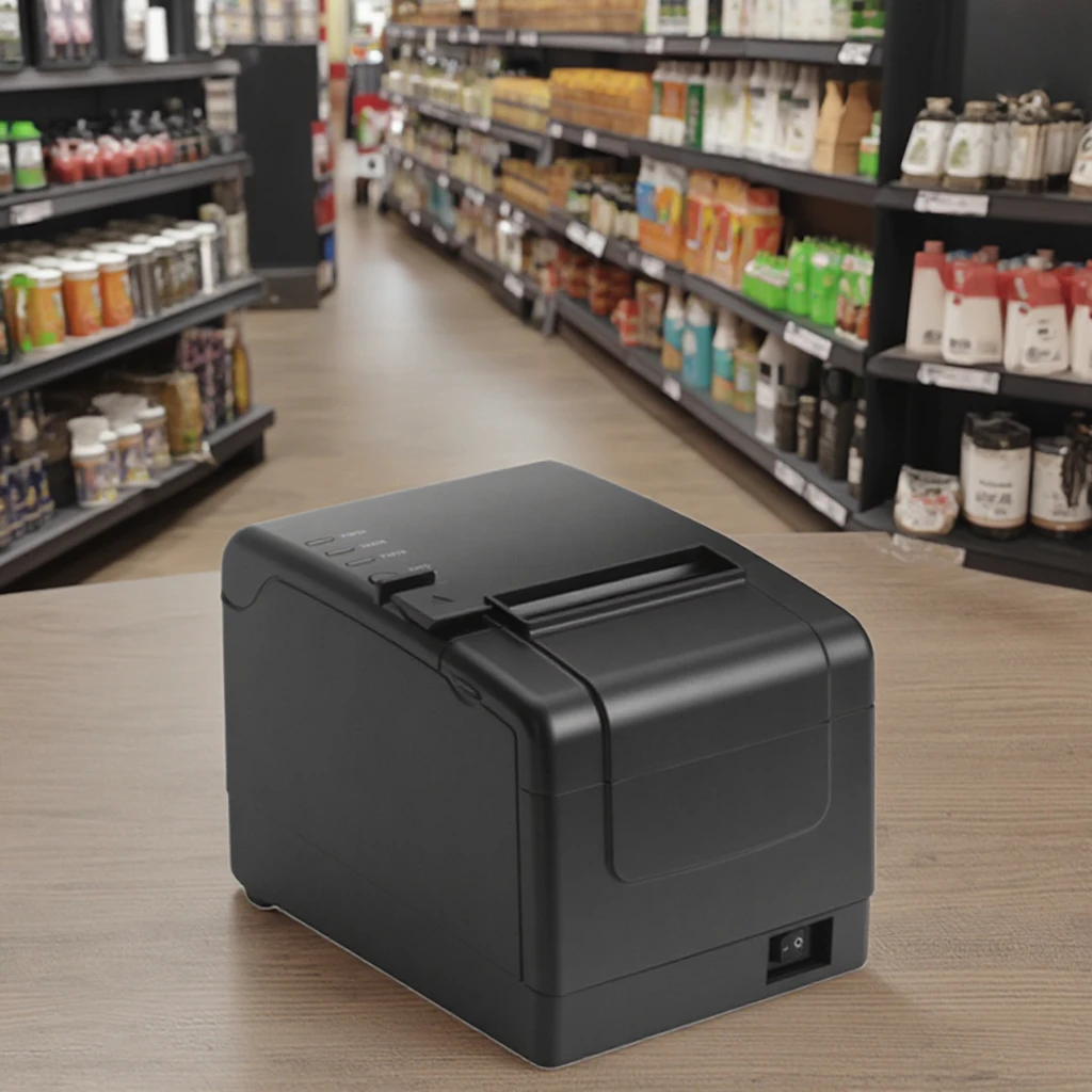 ATV&UTV3-Inch Thermal Receipt Printer, 180mm/s High-Speed, USB/WiFi/, Desktop POS for Retail