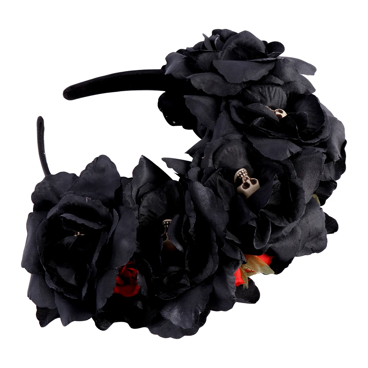 

Skull Hair Hoop for Kids Girls Black Halloween Costume Accessories Lightweight Compact Not Scratch for Party