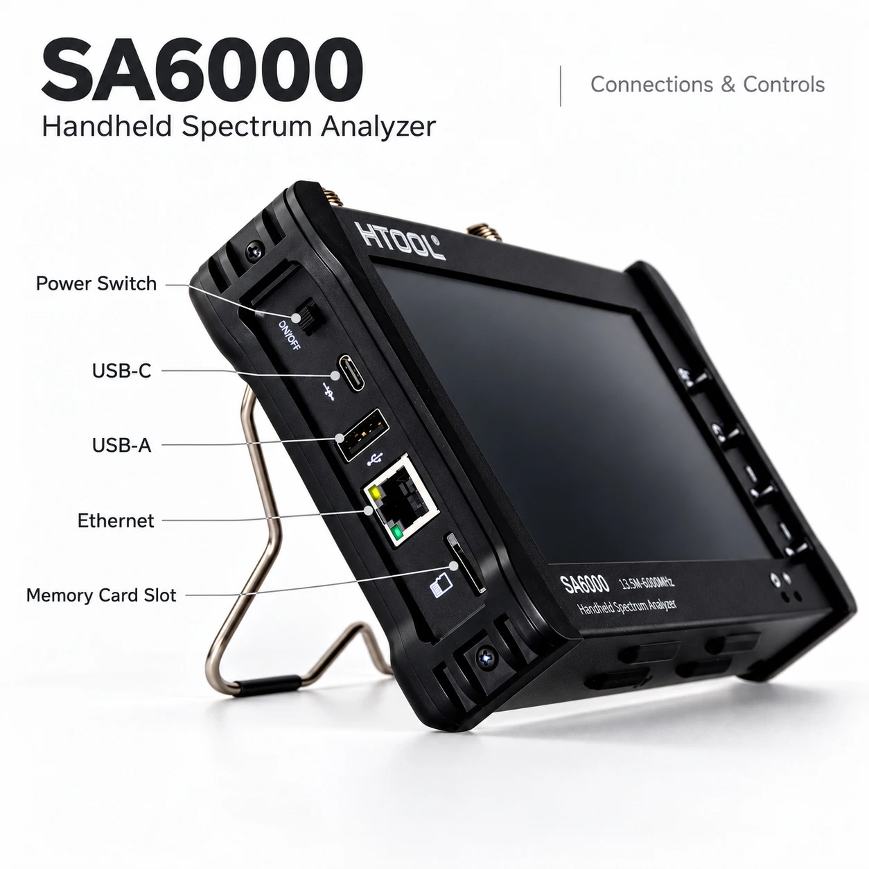 HTOOL SA6000 ポータブルスペクトラムアナライザー - Signal Generator Spectrum Analyzer のレビューと価格