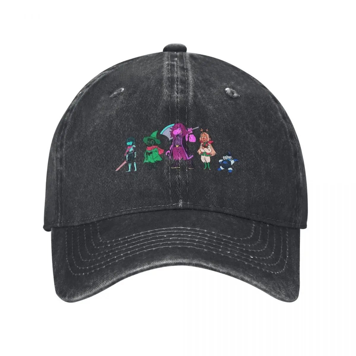 Deltarune Characters Baseball Cap Golf Hat Man Golf Men's Hats Women's