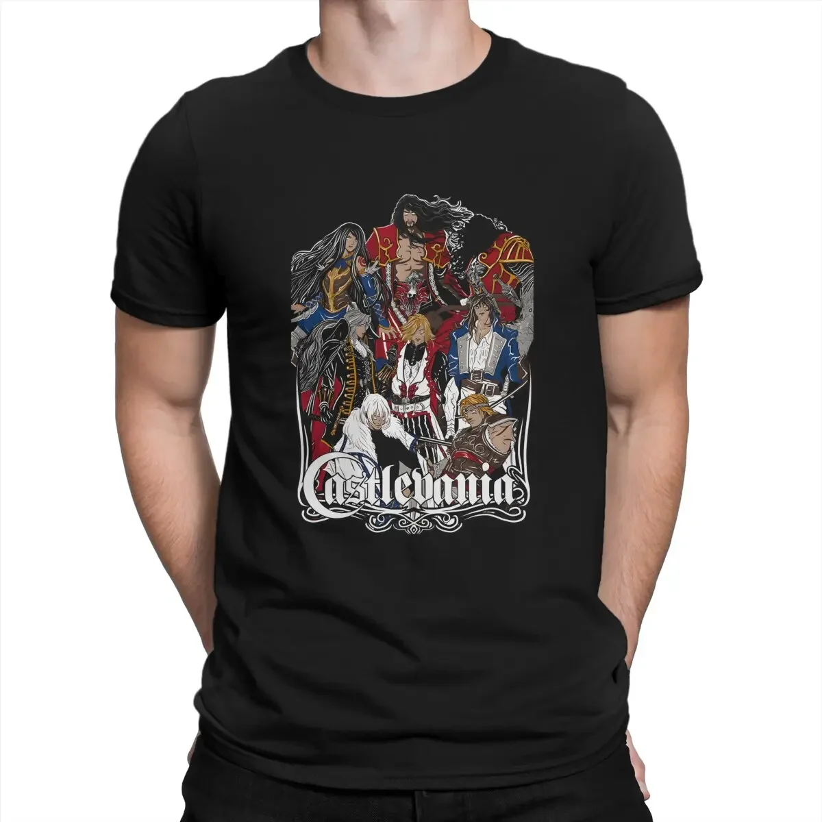 Castlevania Man TShirt Let's gather together Distinctive T Shirt Original Sweatshirts Hipster