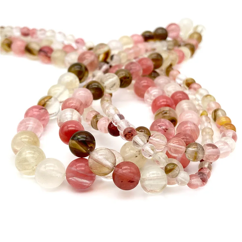 4 6 8 10mm Natuursteen Kralen Amethist Amazoniet Agaat Jades Losse Ronde Kralen voor Sieraden Maken Armband ketting DIY