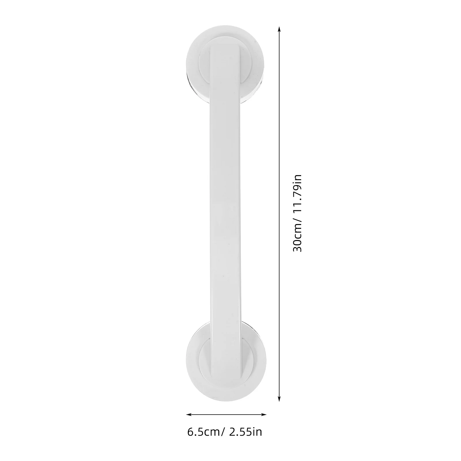 مقبض أمان للاستحمام غير الحمام من Housoutil لكبار السن، ملحق دعم حوض الاستحمام باللون الأبيض