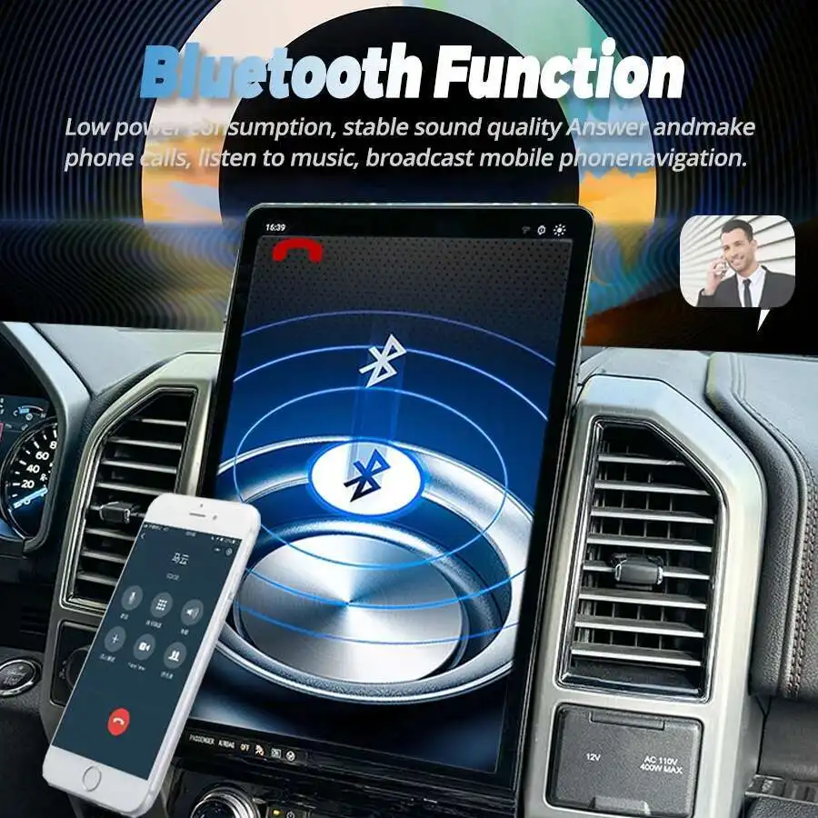 For Ford F150 F250 2015-2021 Android 16.8 Inch 8+128GB Car GPS Navigation Multimedia Player Radio Tape Head unit Head Unit 2din