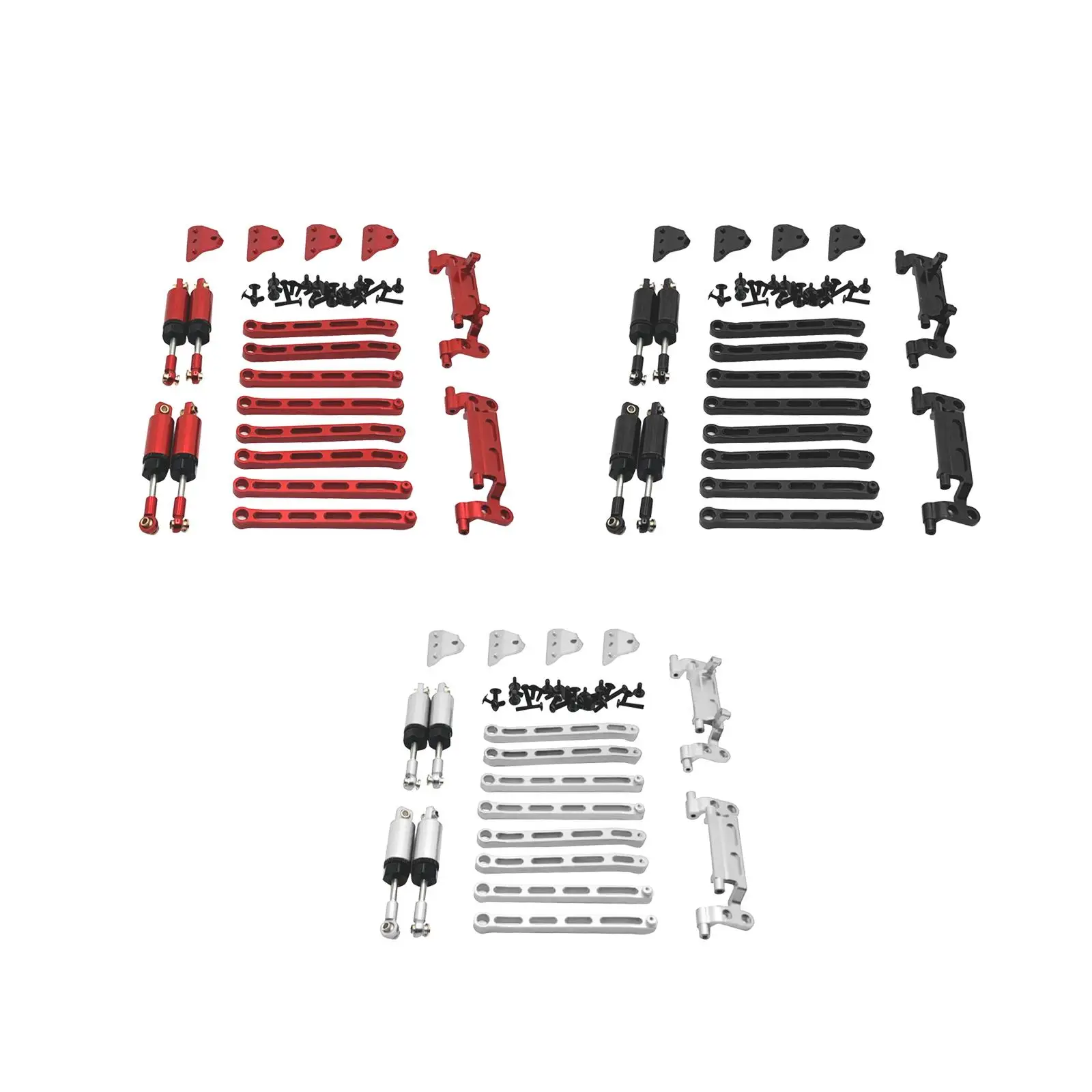 

Металлические обновленные комплекты для радиоуправляемого автомобиля масштаб 1/12, практичные профессиональные Простые в установке тяги для MN78 MN168, модифицированный самодельный грузовик, хобби автомобиль