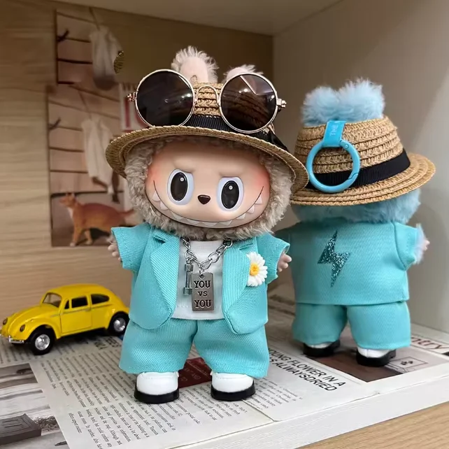 

GD G-Dragon's Same Style Clothes for 17cm Labubu Stylish Suit Concert Accessories Birthday Gift accessoires miniatures