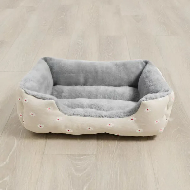 Cama de felpa para gatos y perros - sofá cama lavable y antideslizante - imagen 5