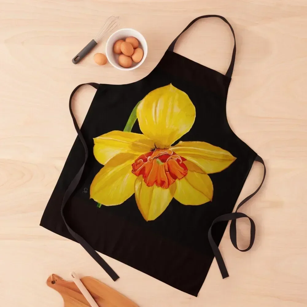 

Daffodil Apron Woman Kitchen cookings for women manicurist Kitchen New 2022 Year Apron