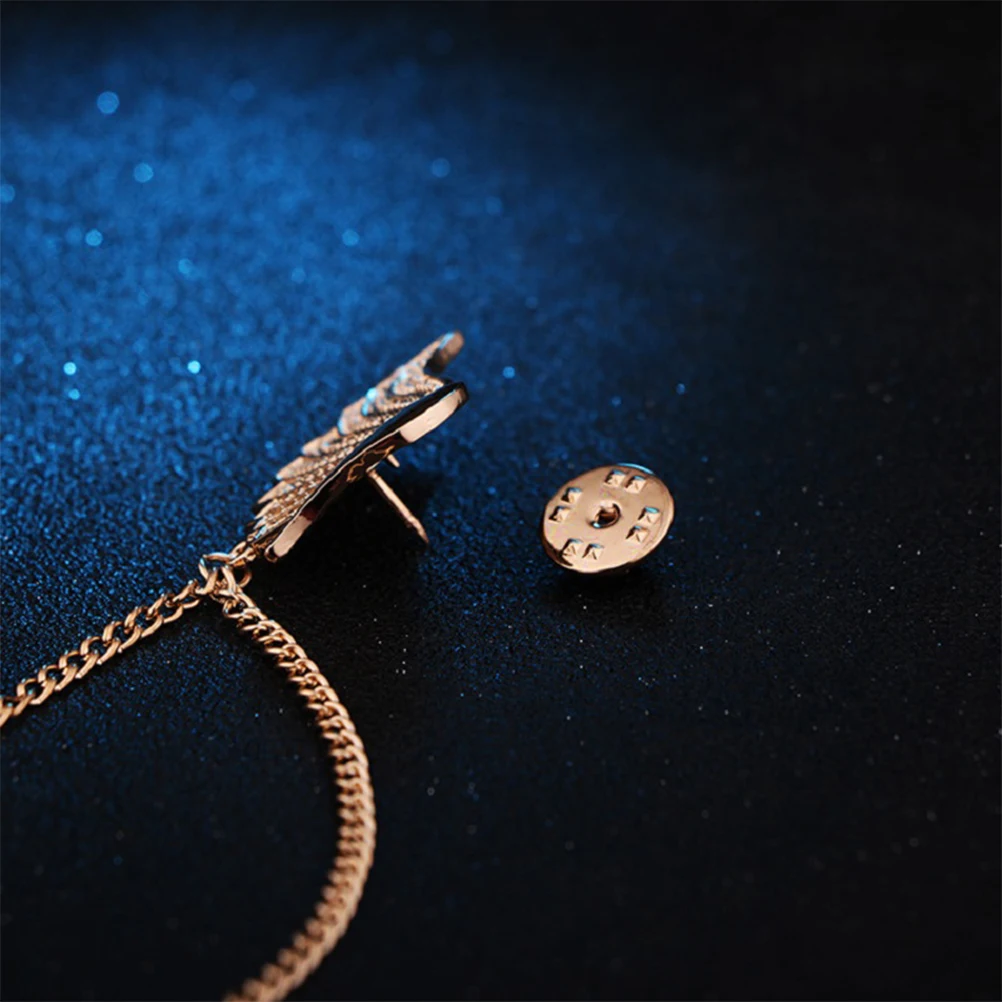 

Alloy Brooch Fashion Collar Pin Exquisite Shirt Decoration Accessories For Men Women