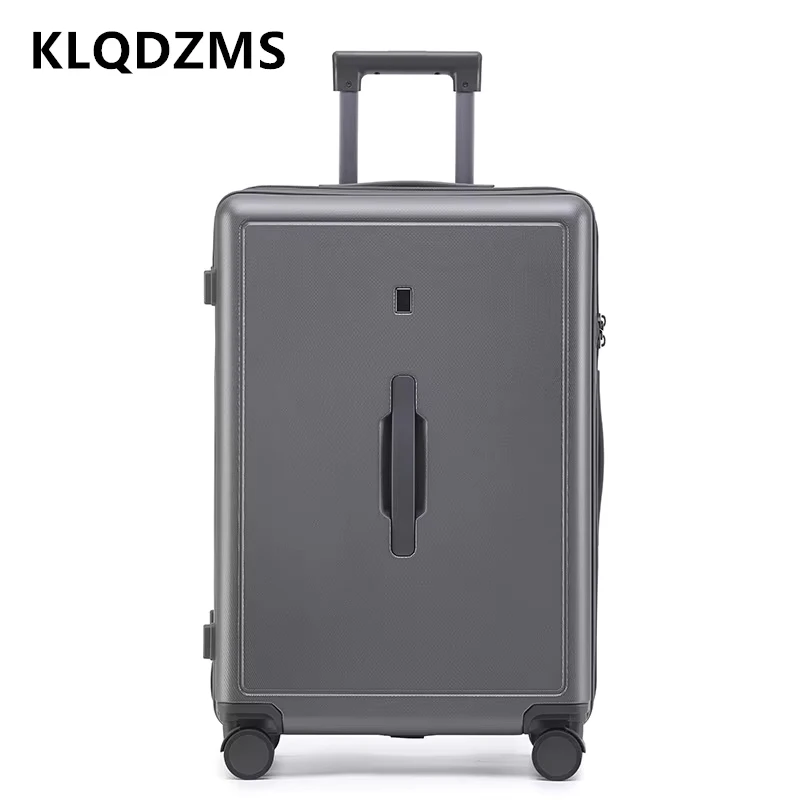 KLQDZMS 20"24"26"28Inch ABS + PC Suitcase Zipper Boarding Box Women's Trolley Case Cart Travel Bag Universal Wheel Luggage