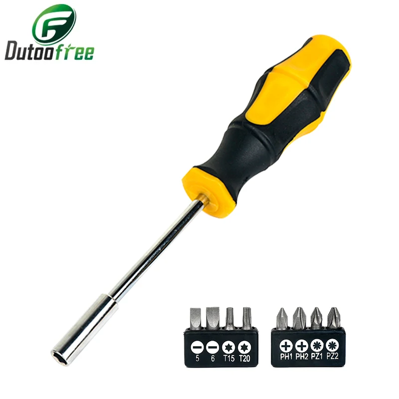 

9PCS Screwdriver Multi Tool Home Appliances Repair Hand Tools Kit For Household Screwdriver Fittings Set Removing Tool