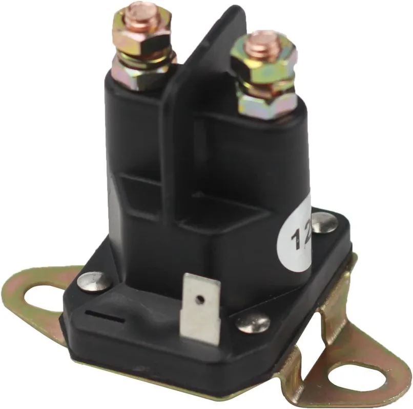 2PCS Rasaerba Avviamento Solenoide Sicuro Impermeabile Zero Turn Rasaerba Avviamento Solenoide Relè Rasaerba Trattore per Gas Precedente
