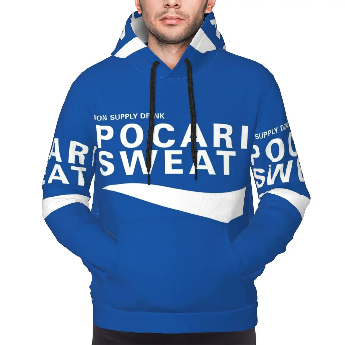

Толстовки с капюшоном Just Some Pocari Sweat Merch, пуловер в стиле Харадзюку, осень-зима, мужские и женские толстовки, топы с длинными рукавами