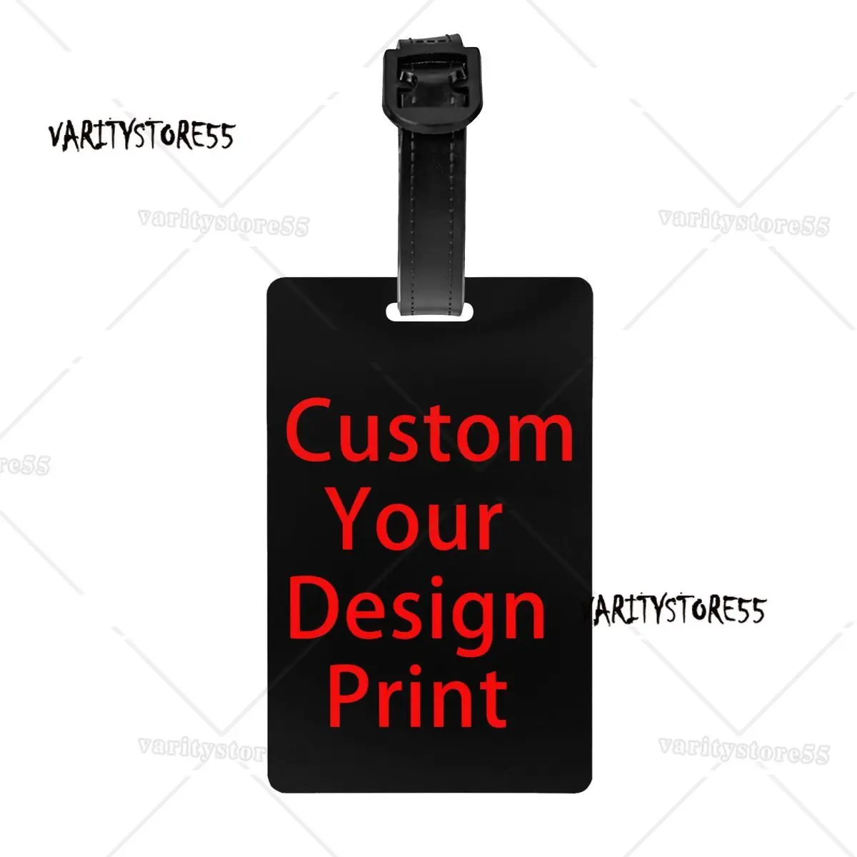 Custom Your Design Luggage Tag for Suitcases Customized Logo Printed Privacy Cover Name ID Card