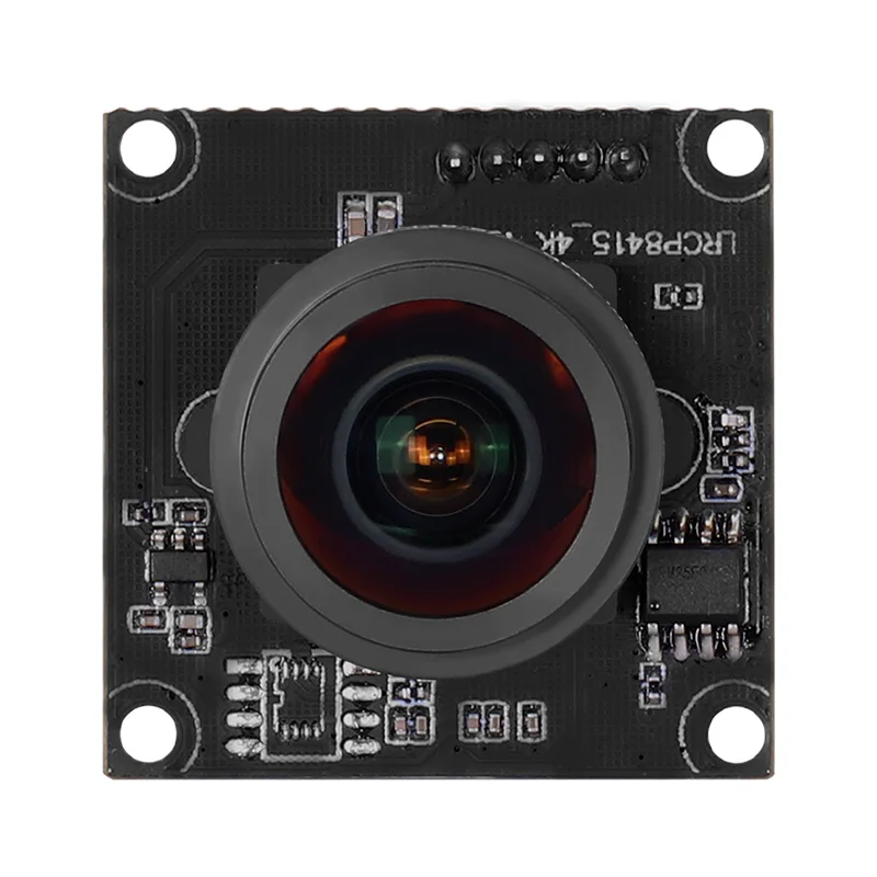8MP IMX415 32x32mm 1.7mm 190 Fisheye Lens USB Free Drive 4K HD Camera Module M12 Mounting Auto/Industrial Use for