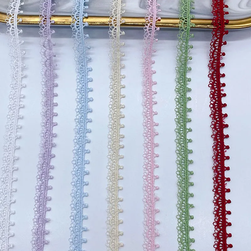 

30 ярдов водорастворимая бахрома с кисточками, вышитая кружевная бейка, ленты, платья Лолиты, вырез, декор одежды, аксессуары для одежды