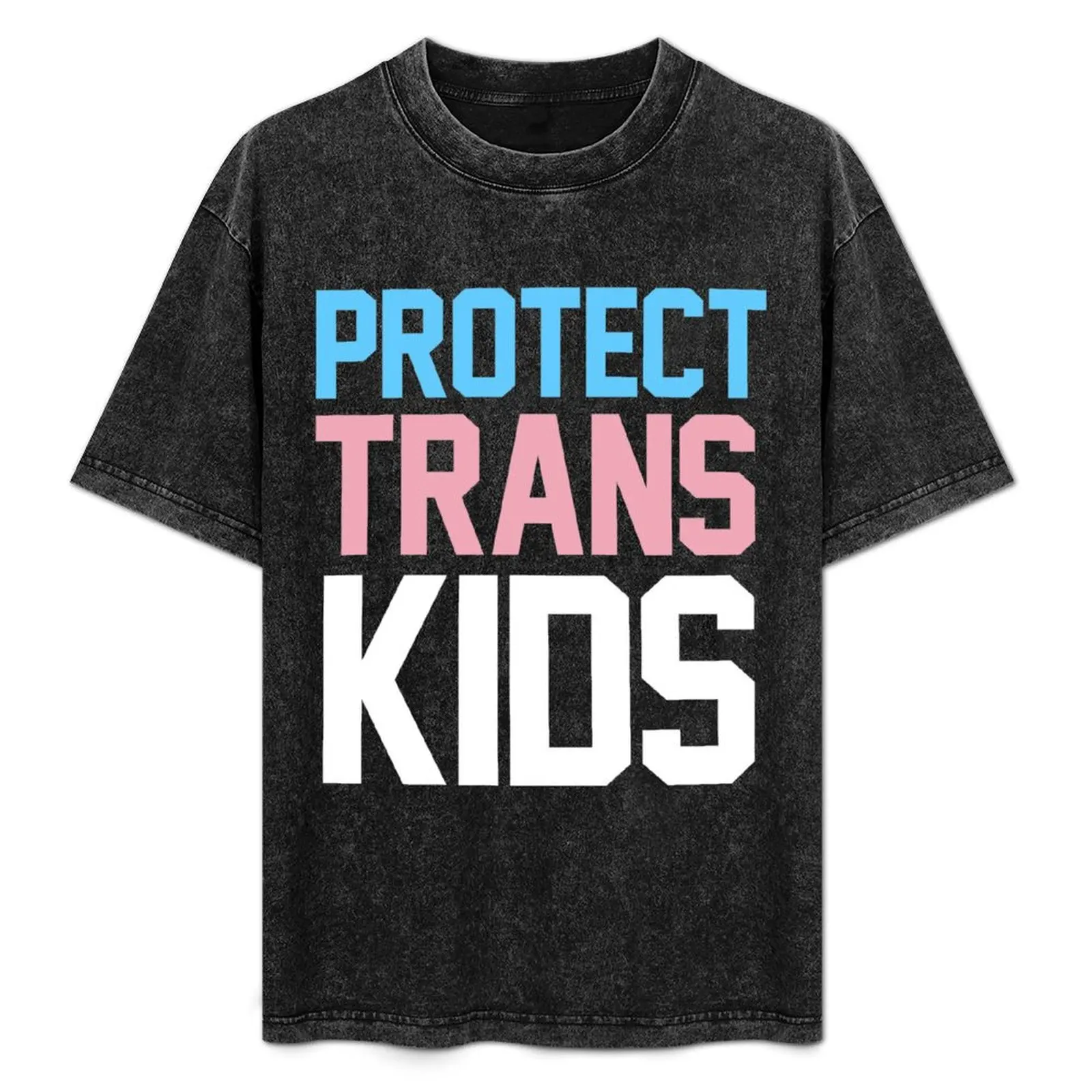 

protect trans kids T-Shirt Classic Crew Neck Cotton T-Shirt