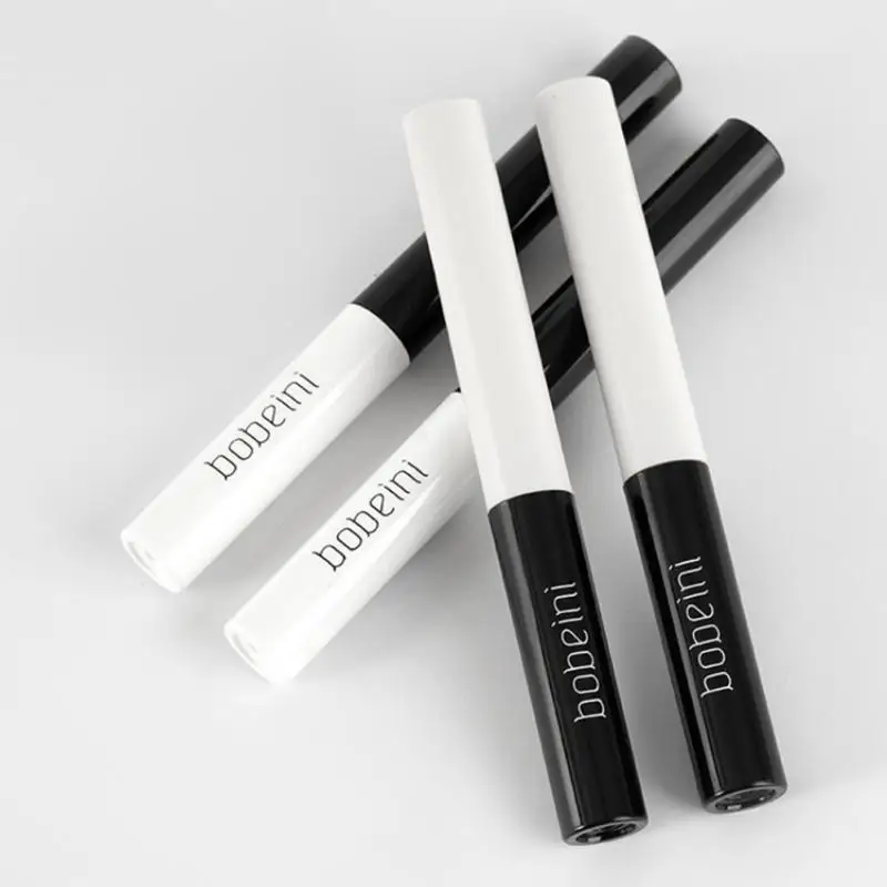 Mascara à friser ultra fin pour petite tête de brosse, imperméable, résistant à la sueur, longue durée, naturel, sans bavures, apprêt pour cils