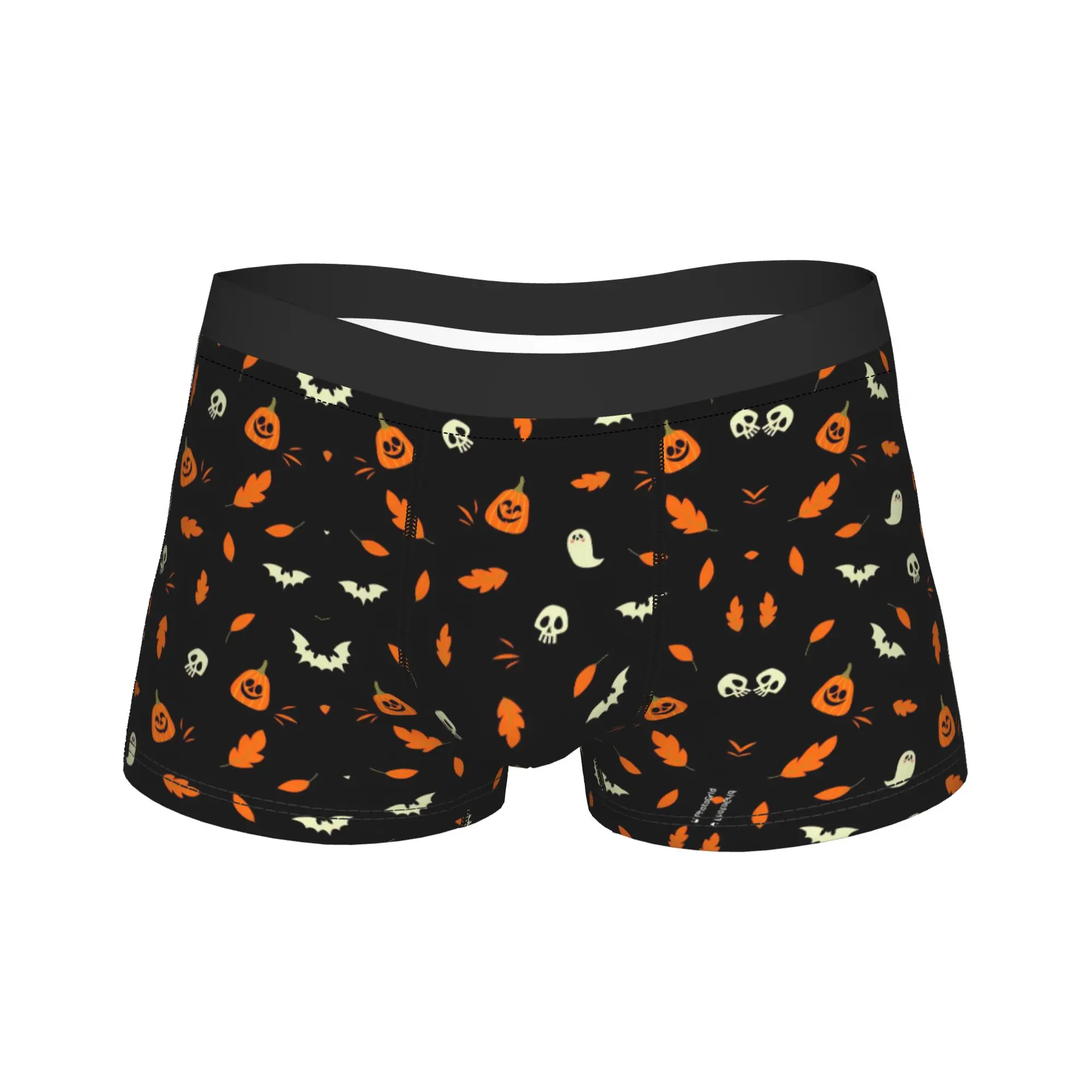 Halloween Ghost Pumpkin Spooky Trick Or Treat Witch Boxers Humorous Underwear  Boxer Underpants Gag Gift For Men