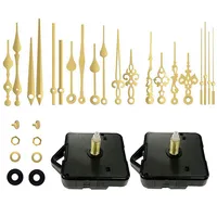 1Set Clock Mechanism Silent Quartz Movement Wall Horloge Hands Sets Clockwork Table Clock Long Shaft DIY Kit Watch Repair Parts