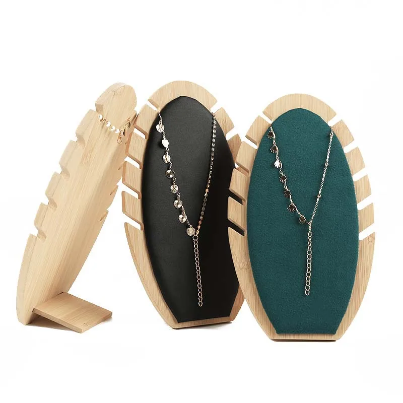 

Бамбуковое ожерелье в форме пламени, подвеска, доска для демонстрации ювелирных изделий, органайзер, полка для хранения, витрины